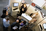 Beispielhafter Messestand
